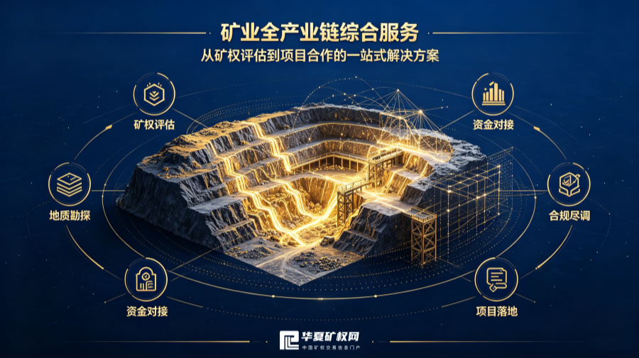 华夏矿权网，矿业全产业链服务